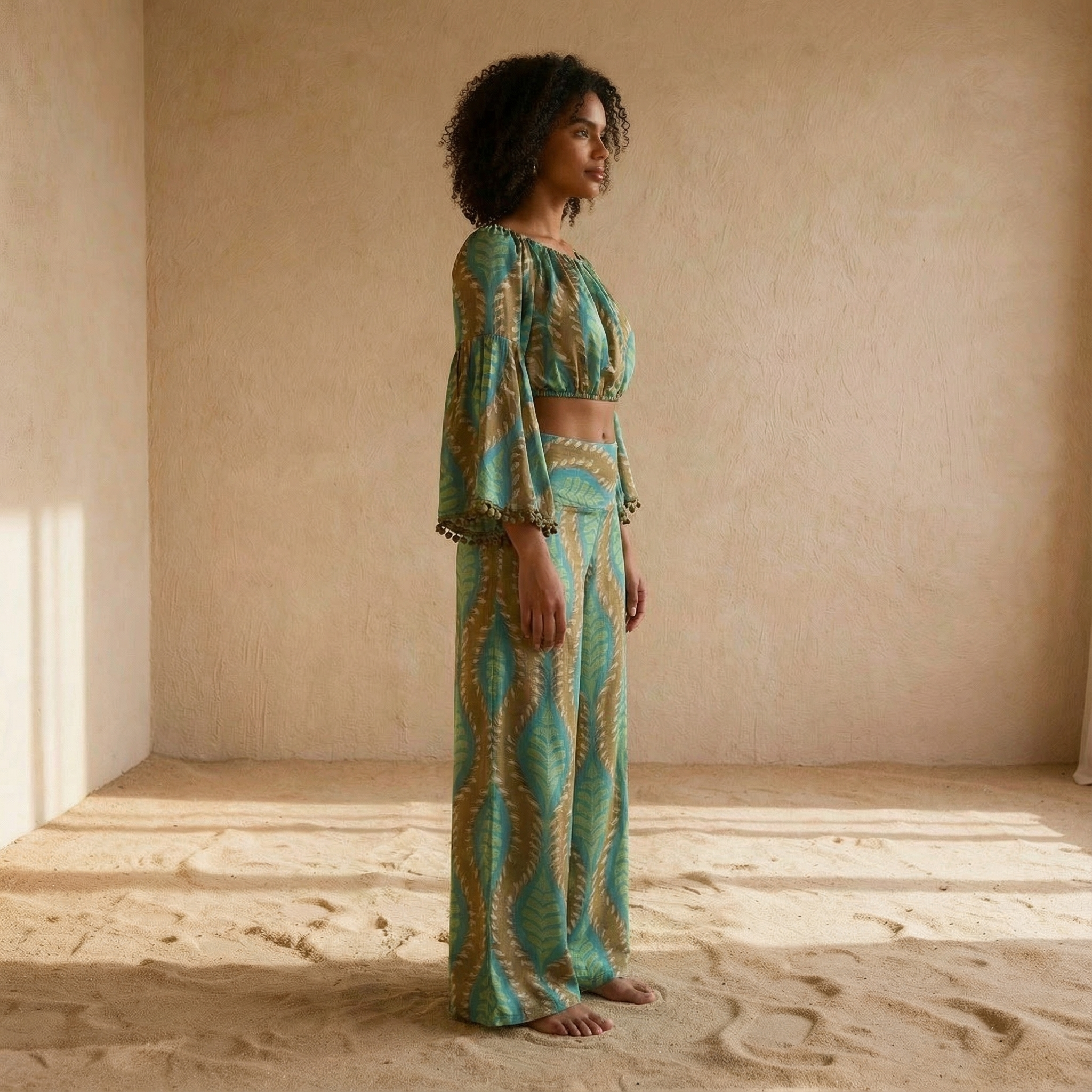 Greek pants and Granada top