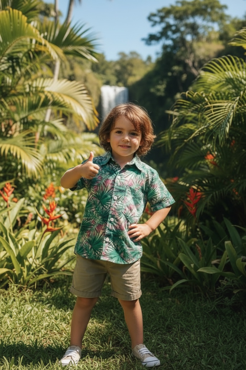 Kid Tropical Shirt