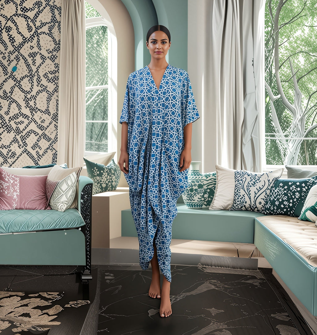 X Kaftan Blue