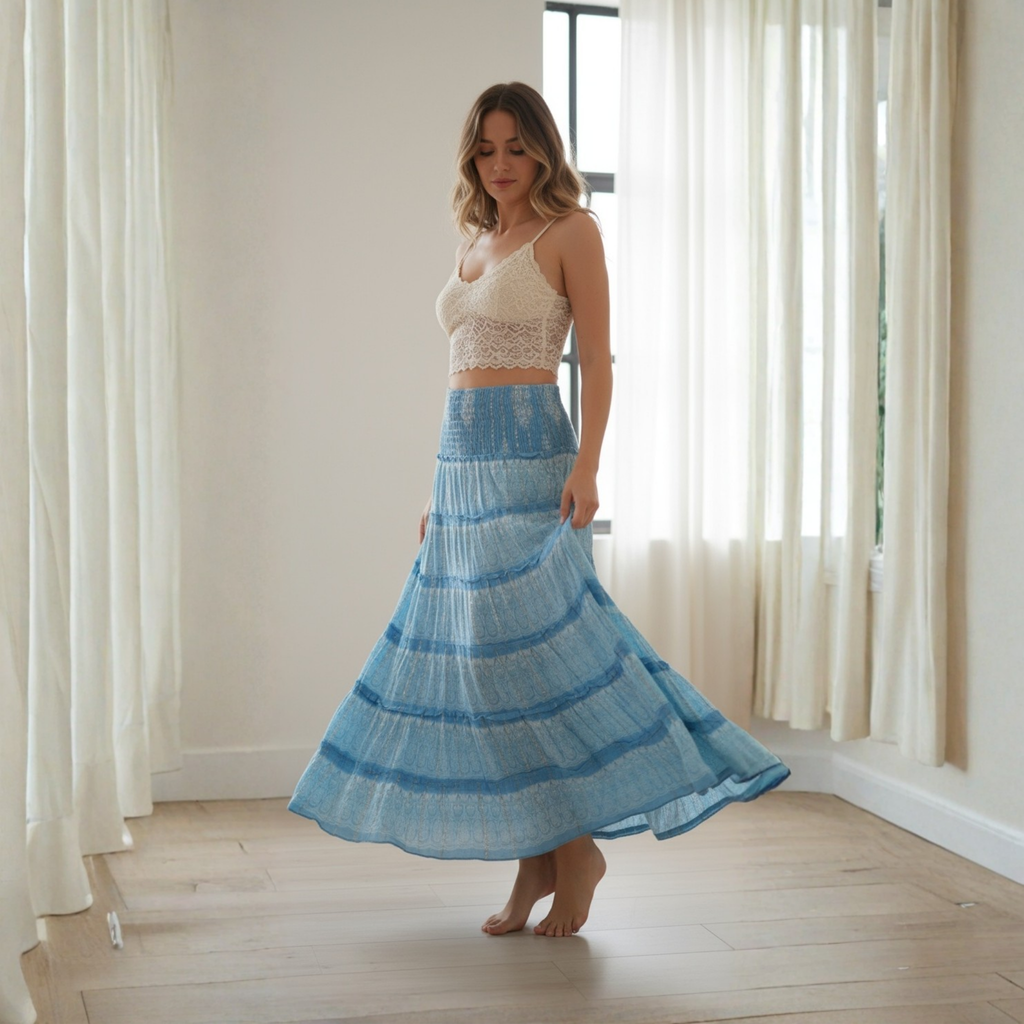 Bohemian Maxi Skirt