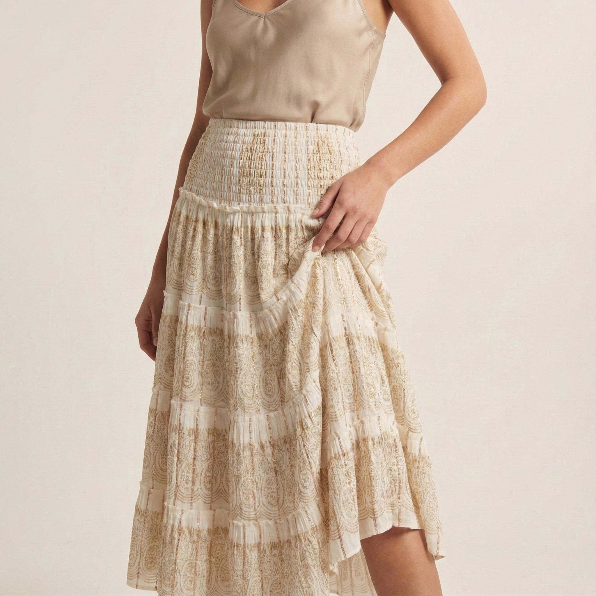 Golden Sands Boho Skirt