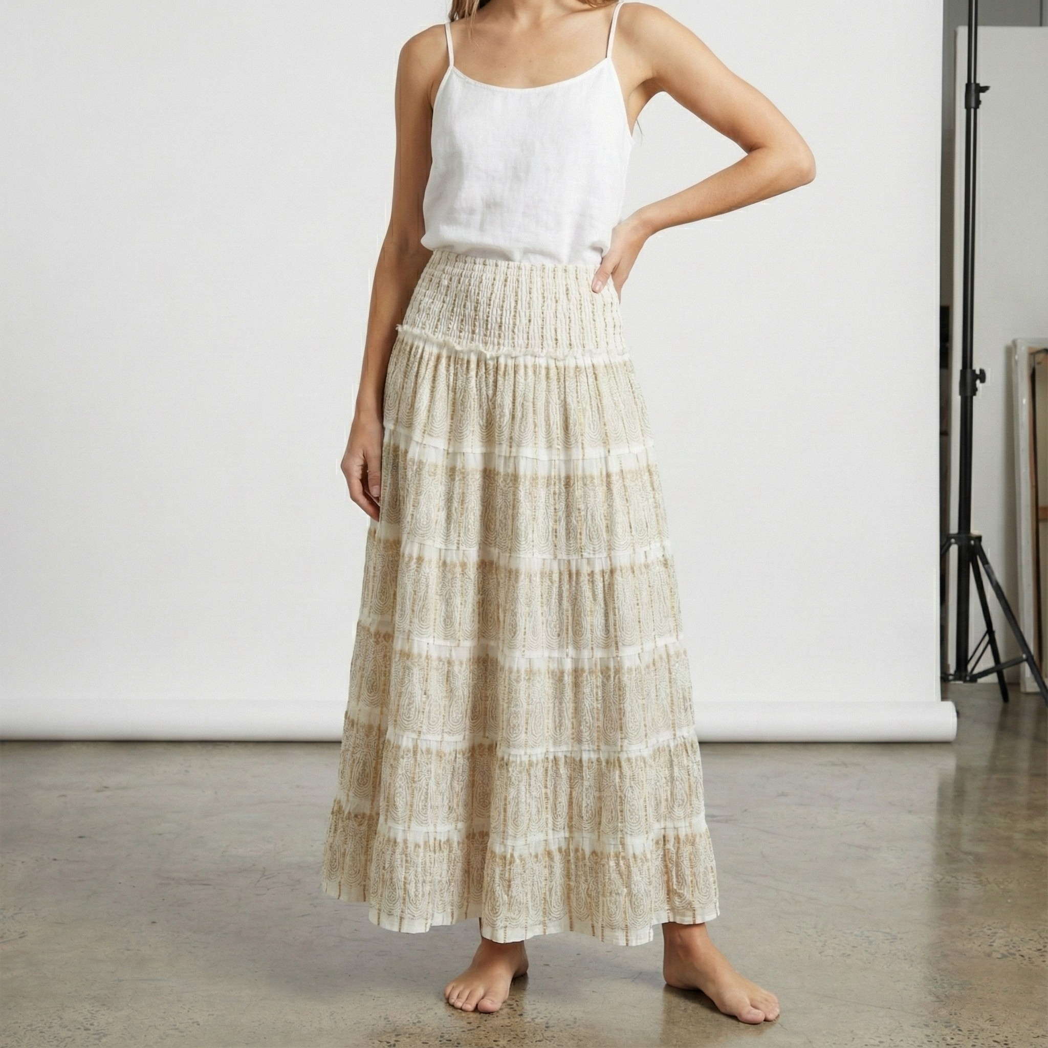 Golden Sands Boho Skirt